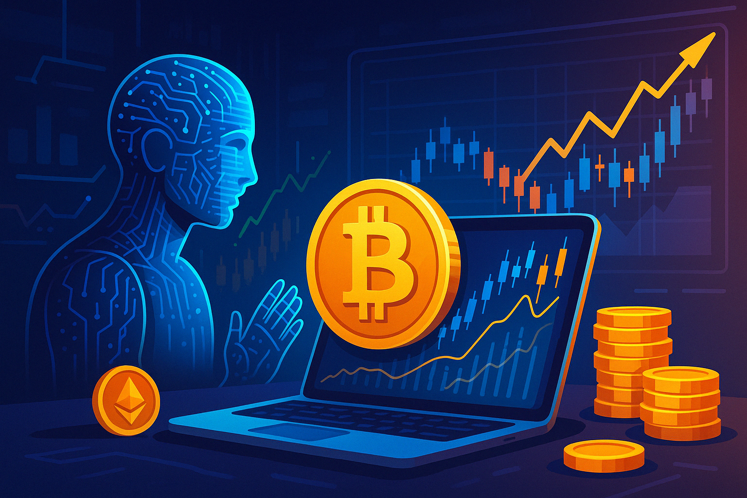 الذكاء الاصطناعي وتداول العملات الرقمية: استراتيجيتك القادمة تبدأ من هنا